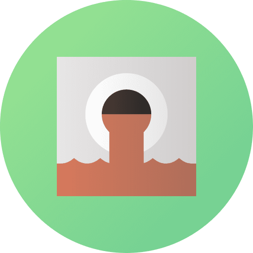 Water pollution industrial toxic waste sewer icon Water pollution industrial toxic waste sewer icon
