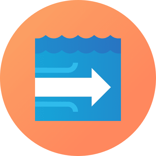 Ocean nature arrow ocean icon Ocean nature arrow ocean icon