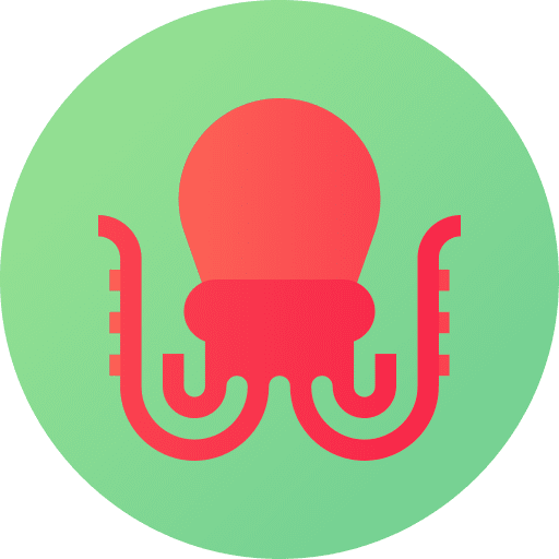Octopus octopus aquatic seafood icon Octopus octopus aquatic seafood icon