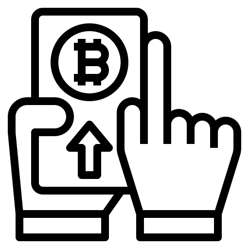 Smartphone finance electronics payment icon Smartphone finance electronics payment icon