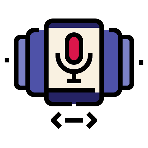 Audio book social media hearing literature icon