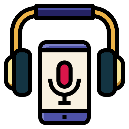 Headphone audiobook audio book elearning icon Headphone audiobook audio book elearning icon