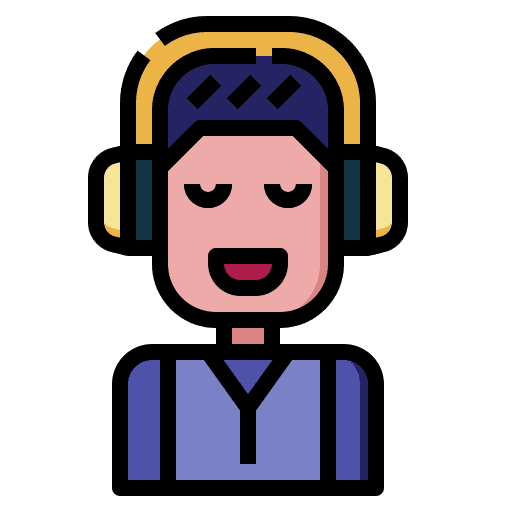 Listener sleeping relax listener icon