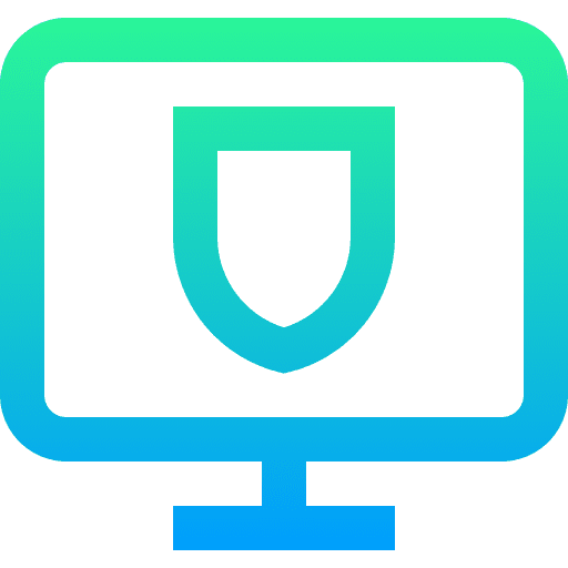 Computer internet security protection security icon Computer internet security protection security icon
