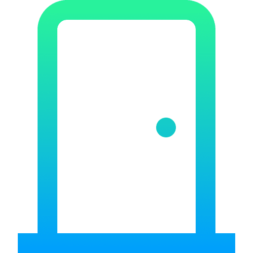 Door furniture and household entrance buildings icon Door furniture and household entrance buildings icon