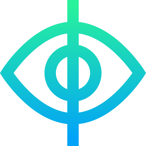 Eye scanner eye recognition scan security icon Eye scanner eye recognition scan security icon