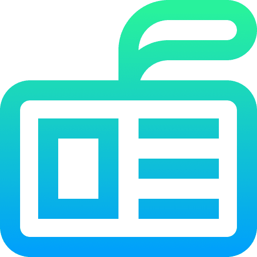 Id card business identification identity icon Id card business identification identity icon