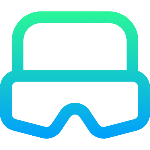 Safety goggles equipment protection glasses icon Safety goggles equipment protection glasses icon