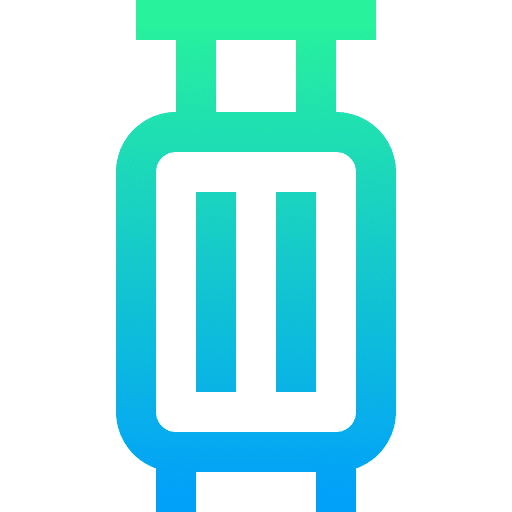 Luggage bag suitcase vacation icon