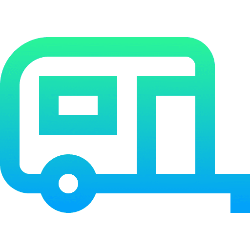Caravan van transportation travel icon Caravan van transportation travel icon