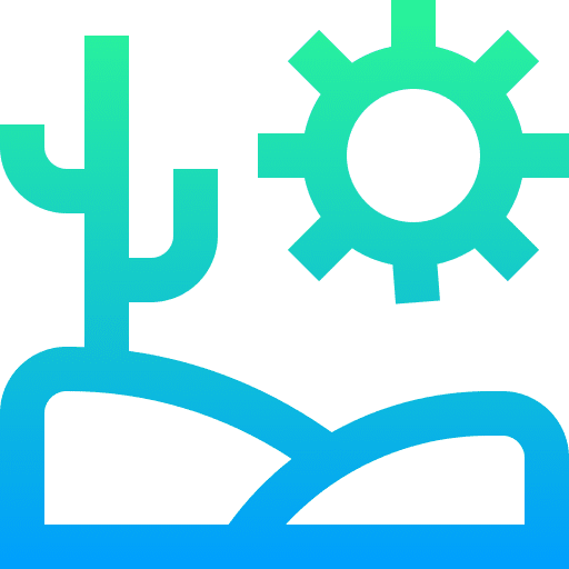 Desert landscape sand nature icon Desert landscape sand nature icon