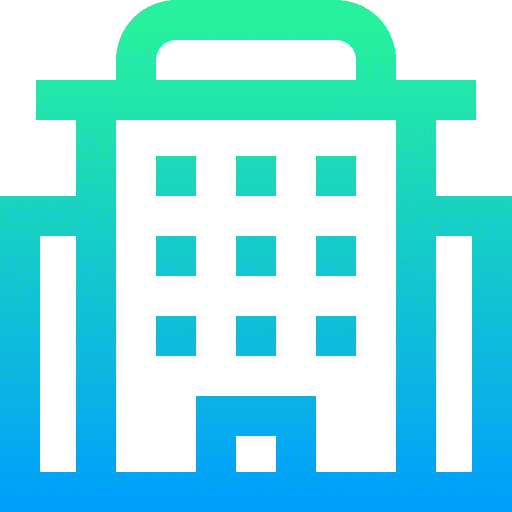 Hotel architecture and city vacation hostel icon Hotel architecture and city vacation hostel icon