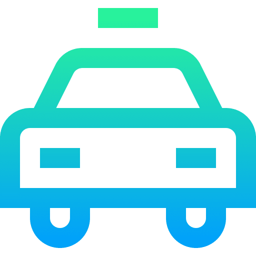 Taxi cab transportation automobile icon Taxi cab transportation automobile icon