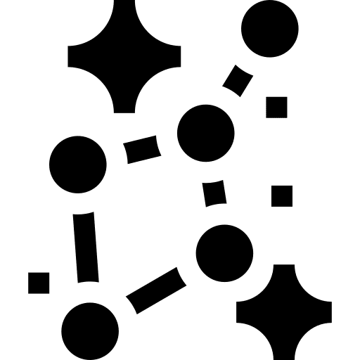 Constellation constellation education star icon