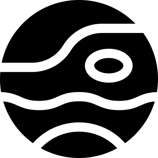 Jupiter planet jupiter education icon