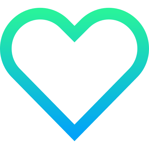 Heart like loving heart icon