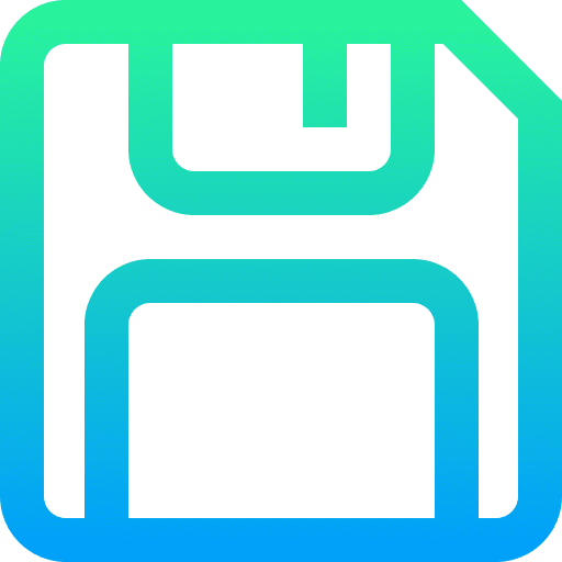 Save file interface save file storage icon