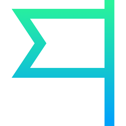 Flag goal symbol tool icon Flag goal symbol tool icon