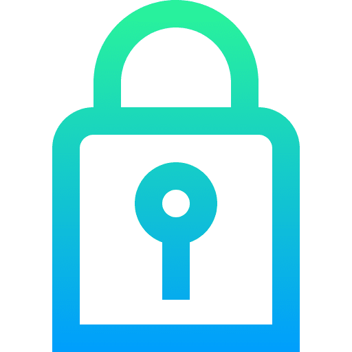 Padlock security privacy protection icon Padlock security privacy protection icon