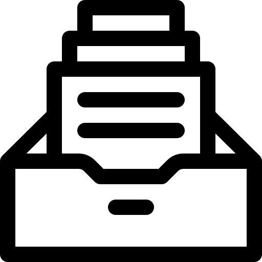 Folder file storage storage filing icon