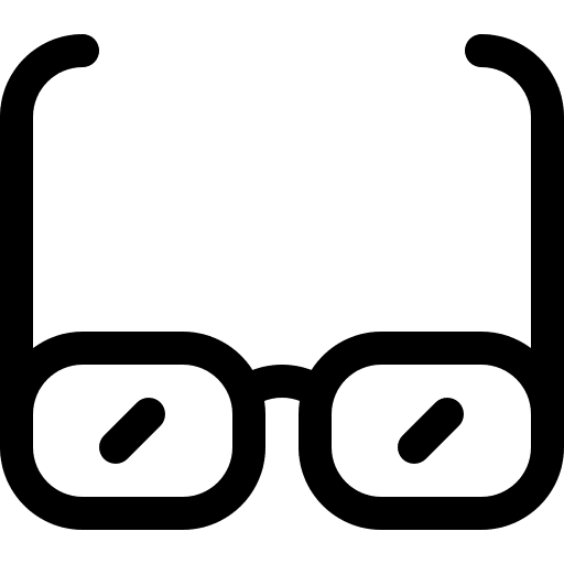 Glasses vision optical eyeglasses icon