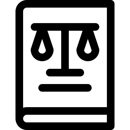 Law book education legislation law book icon