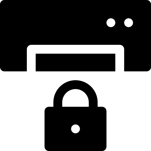 Lock lock heating technology icon Lock lock heating technology icon