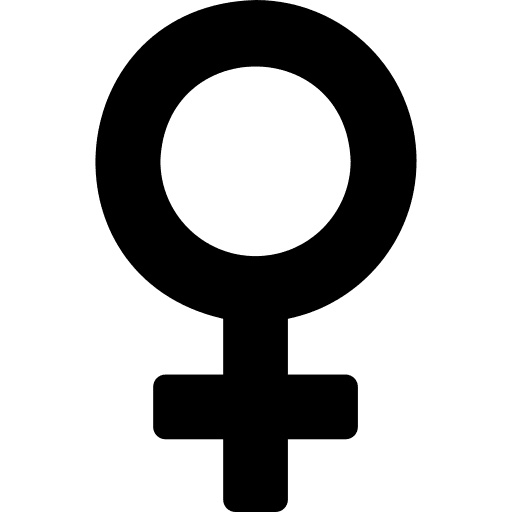 Woman girl shapes and symbols gender icon