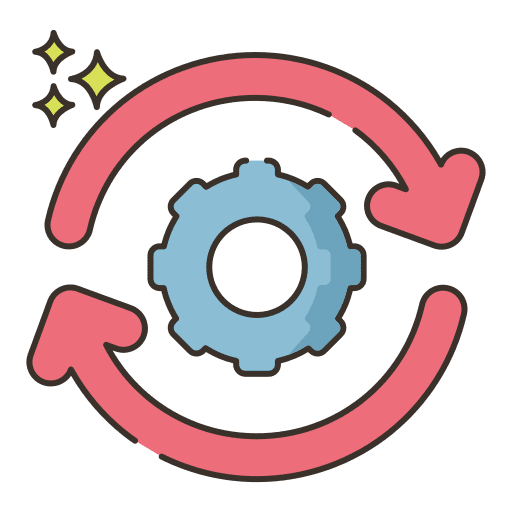 Updating real time construction and tools rotate icon