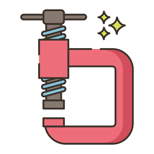 Clamps clamps equipment construction and tools icon