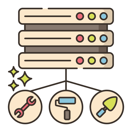 Materials folder construction and tools materials icon