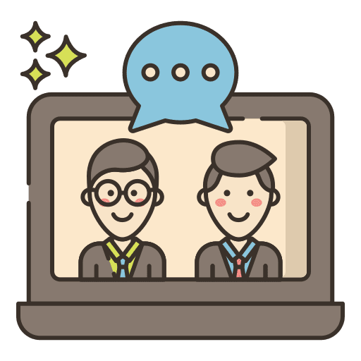 Consulting consultation project online icon
