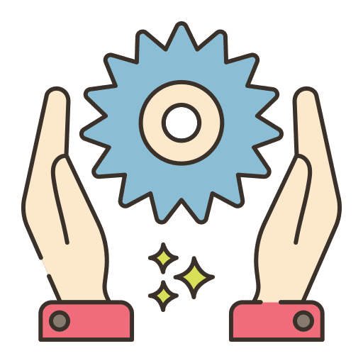 Sharpening hands service sharpening icon