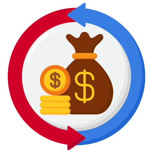 Assets business and finance assets money icon