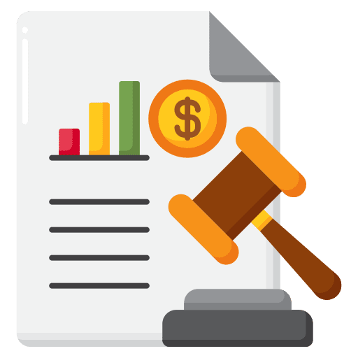 Principle management policy accounting icon