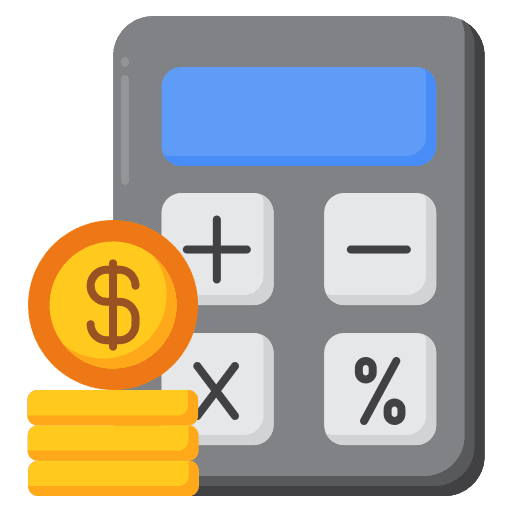 Accounting business and finance dollar financial icon