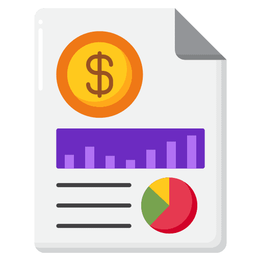 Financial statements accounting business and finance financial statements icon