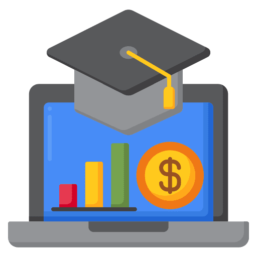 Online course education online course financial icon