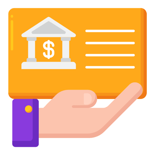 Account payment receiving accounting icon