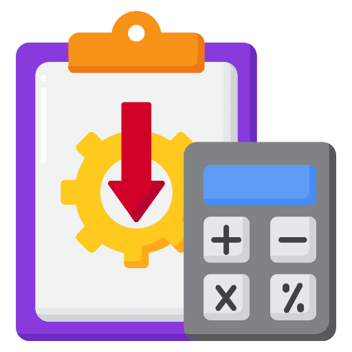 Accounting financial administration internal icon
