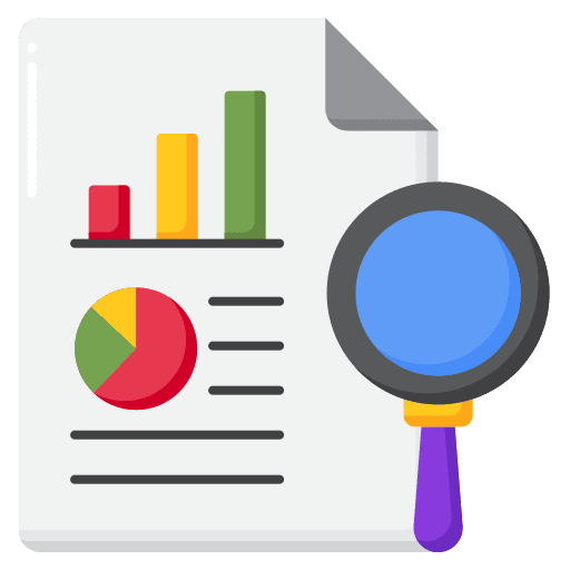 Data analysis data analysis business and finance data analytics icon