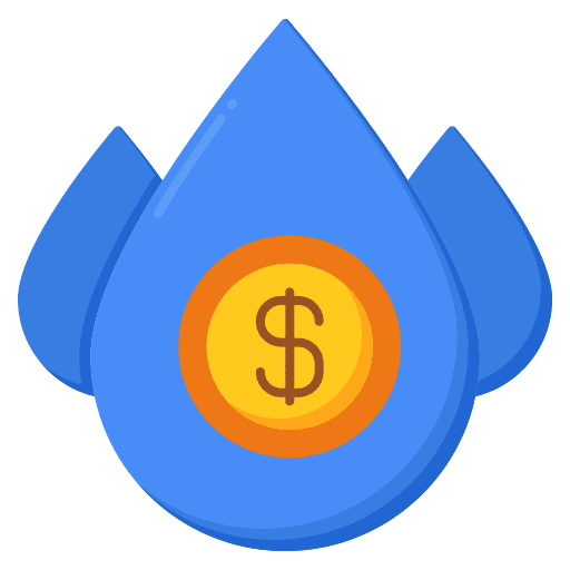 Liquidity financial risk accounting icon