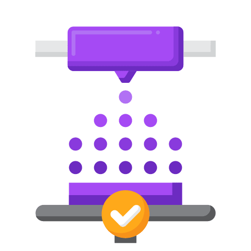 Nanoparticle nanoparticle equipment industrial printer icon
