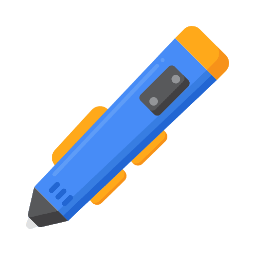 3d pen electronics 3d printing production icon