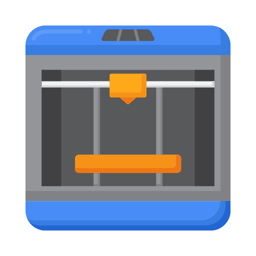 3d printer 3d printer industry technology icon