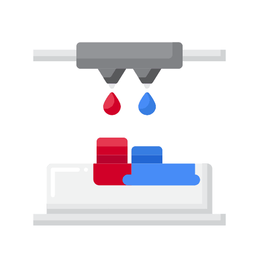 3d printing 3d printer industry technology icon