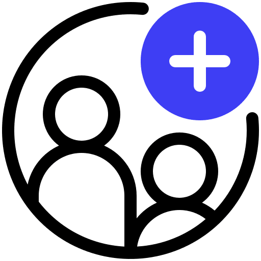 Add friend interface group add friend icon Add friend interface group add friend icon