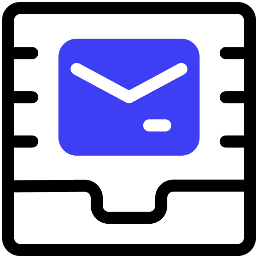 Archive communications message inbox icon
