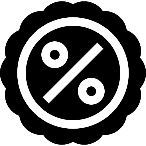 Discount bargain discount offer icon