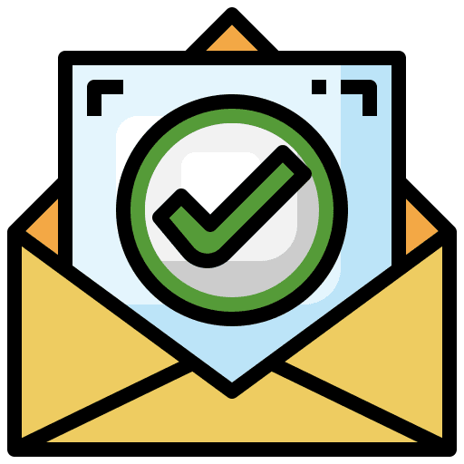 Email communications email sent icon